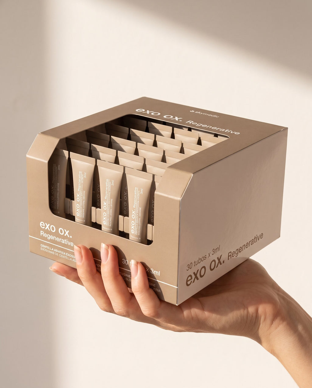 EXO OX Regenerative Serum — in use